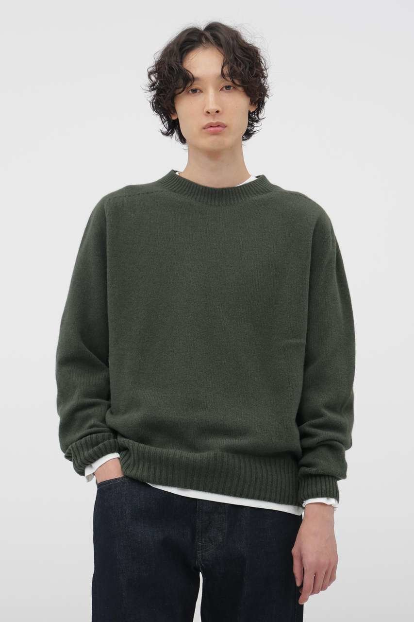 【その他のブランド/Other】のSOFT MERINO KNITWEAR インテリア・キッズ・メンズ・レディースファッション・服の通販 founy(ファニー) 　ファッション　Fashion　レディースファッション　Fashion for Women　トップス・カットソー　Cut & Sew Tops　ニット　Knit Tops & Sweaters　カジュアルプルオーバー・ニットトップス　Pullovers & Knit Tops / Casual Pullovers　イタリア　Italy　フィット　Fit, Slim Fit　リラックス　Relax, Relaxed Fit　定番　Standard, Basic Item　カーキ|ID: prp329100004879168 ipo3291000000036407608
