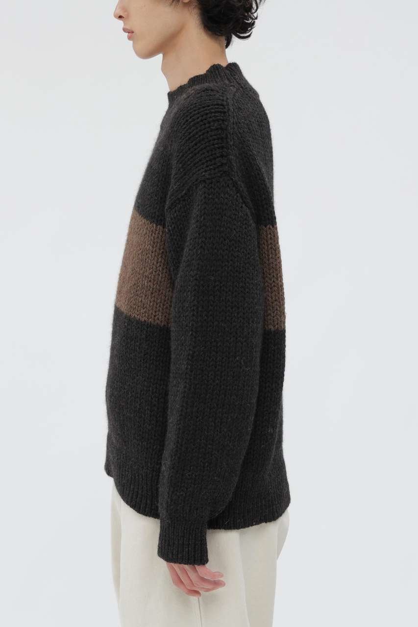 【その他のブランド/Other】のNATURAL SPUN WOOL KNITWEAR 人気、トレンドファッション・服の通販 founy(ファニー) 　ファッション　Fashion　レディースファッション　Fashion for Women　トップス・カットソー　Cut & Sew Tops　ニット　Knit Tops & Sweaters　カジュアルプルオーバー・ニットトップス　Pullovers & Knit Tops / Casual Pullovers　ショルダー　Shoulder, Shoulder Strap　ストライプ　Stripe, Striped Pattern　ドロップ　Drop Shoulder, Dropped Style　ハンド　Hand, Handmade　バランス　Balance, Style Balance　モダン　Modern, Contemporary　other-3|ID: prp329100004879170 ipo3291000000036407624