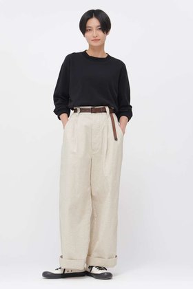 【マーガレットハウエル/MARGARET HOWELL】のBELGIAN LINEN COTTON PLAINWEAVE TROUSERS 人気、トレンドファッション・服の通販 founy(ファニー) ファッション Fashion レディースファッション Fashion for Women パンツ Pants & Trousers おすすめ Recommended / Our Picks ギャザー Gathered, Ruffled セットアップ Set-Up, Coordinated Outfit ブルゾン Blouson, Bomber Jacket ボトム Bottoms, Lower Wear リネン Linen, Linen Fabric リラックス Relax, Relaxed Fit ループ Loop, Loop Knit ワイド Wide, Wide Fit エレガント 上品 Elegant 新作・新入荷 New Arrivals / New In |ID:prp329100004879177