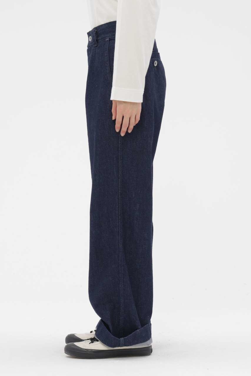 【マーガレットハウエル/MARGARET HOWELL】のCANTON LIGHT DENIM TROUSERS 人気、トレンドファッション・服の通販 founy(ファニー) 　ファッション　Fashion　レディースファッション　Fashion for Women　パンツ　Pants & Trousers　デニムパンツ・ジーンズ・美脚デニム　Denim Jeans & Pants　デニム　Denim, Jeans Material　ネップ　Nepp, Slub Yarn　フィット　Fit, Slim Fit　リラックス　Relax, Relaxed Fit　ワーク　Workwear, Utility Style　ヴィンテージ　Vintage Style　新作・新入荷　New Arrivals / New In　other-6|ID: prp329100004879179 ipo3291000000036407689