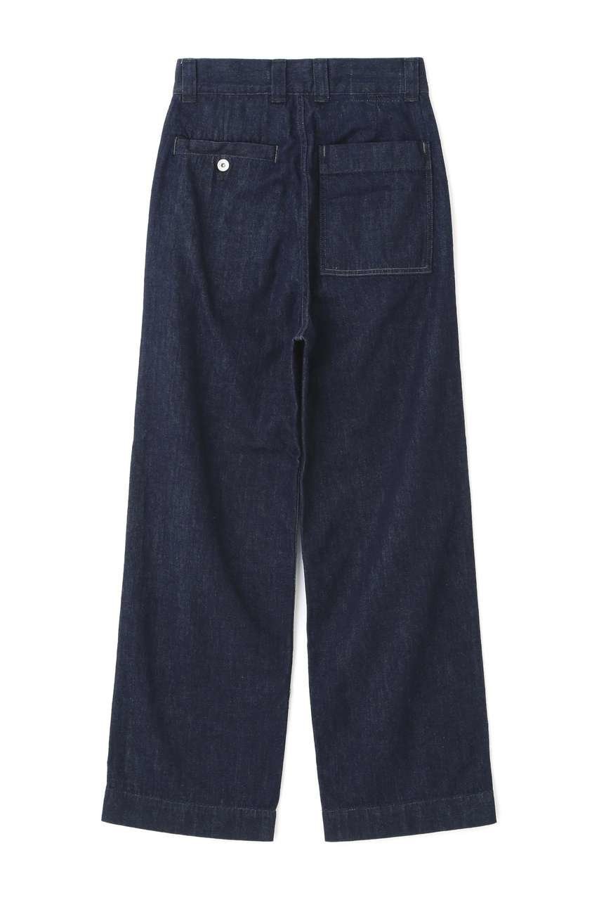 【マーガレットハウエル/MARGARET HOWELL】のCANTON LIGHT DENIM TROUSERS 人気、トレンドファッション・服の通販 founy(ファニー) 　ファッション　Fashion　レディースファッション　Fashion for Women　パンツ　Pants & Trousers　デニムパンツ・ジーンズ・美脚デニム　Denim Jeans & Pants　デニム　Denim, Jeans Material　ネップ　Nepp, Slub Yarn　フィット　Fit, Slim Fit　リラックス　Relax, Relaxed Fit　ワーク　Workwear, Utility Style　ヴィンテージ　Vintage Style　新作・新入荷　New Arrivals / New In　other-8|ID: prp329100004879179 ipo3291000000036407691