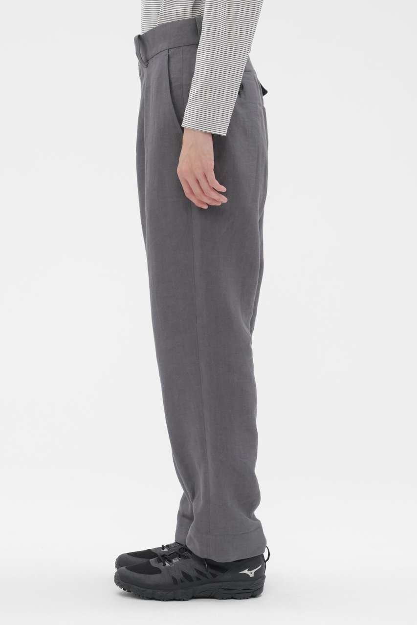 【その他のブランド/Other】のCOMPACT LINEN TWILL TROUSERS 人気、トレンドファッション・服の通販 founy(ファニー) 　ファッション　Fashion　レディースファッション　Fashion for Women　パンツ　Pants & Trousers　おすすめ　Recommended / Our Picks　セットアップ　Set-Up, Coordinated Outfit　バランス　Balance, Style Balance　プリーツ　Pleats, Pleated　ベーシック　Basic, Essential　ボトム　Bottoms, Lower Wear　リネン　Linen, Linen Fabric　新作・新入荷　New Arrivals / New In　other-7|ID: prp329100004879196 ipo3291000000036407830