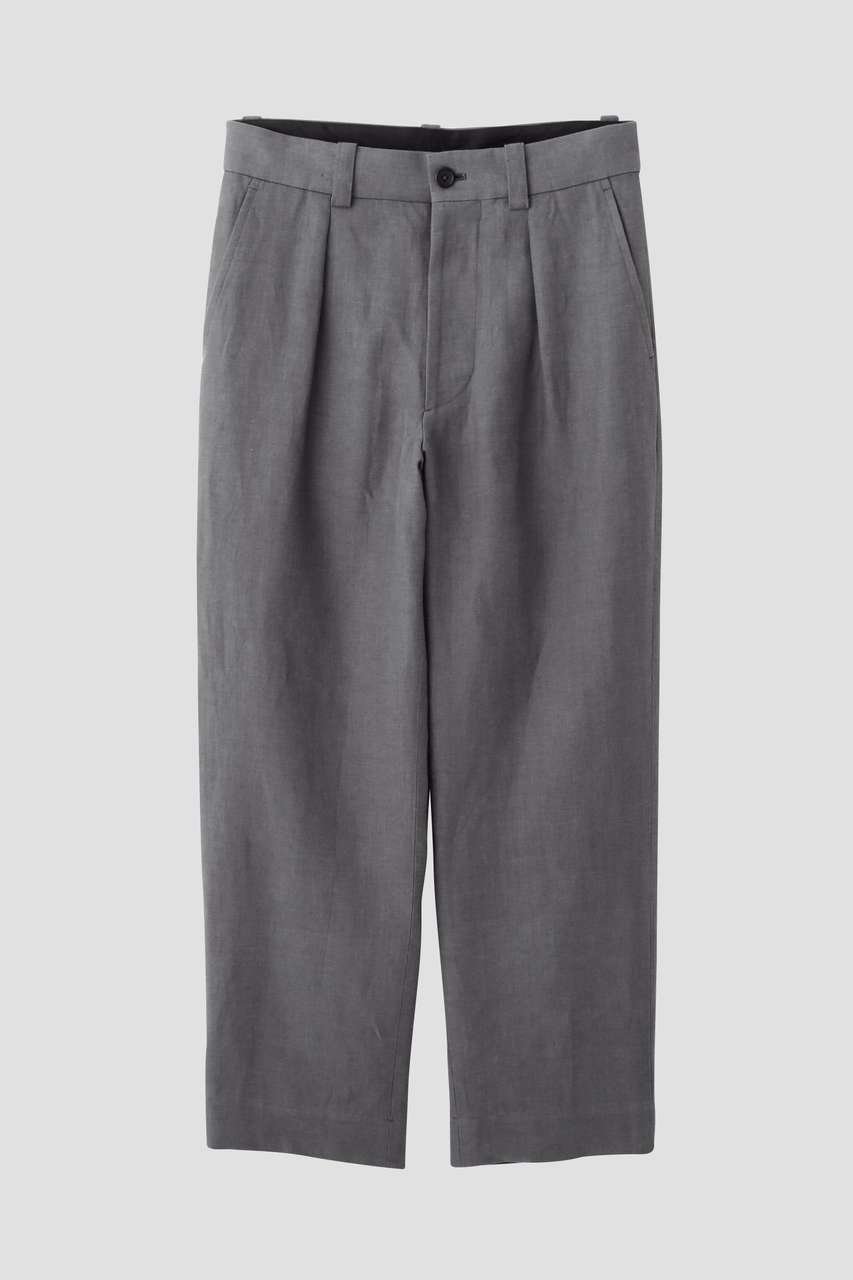 【その他のブランド/Other】のCOMPACT LINEN TWILL TROUSERS 人気、トレンドファッション・服の通販 founy(ファニー) 　ファッション　Fashion　レディースファッション　Fashion for Women　パンツ　Pants & Trousers　おすすめ　Recommended / Our Picks　セットアップ　Set-Up, Coordinated Outfit　バランス　Balance, Style Balance　プリーツ　Pleats, Pleated　ベーシック　Basic, Essential　ボトム　Bottoms, Lower Wear　リネン　Linen, Linen Fabric　新作・新入荷　New Arrivals / New In　other-8|ID: prp329100004879196 ipo3291000000036407831