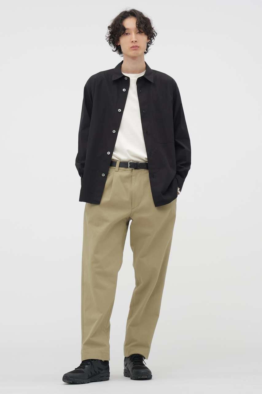【その他のブランド/Other】のIRREGULAR COTTON TWILL TROUSERS 人気、トレンドファッション・服の通販 founy(ファニー) 　ファッション　Fashion　レディースファッション　Fashion for Women　パンツ　Pants & Trousers　エレガント 上品　Elegant　新作・新入荷　New Arrivals / New In　other-2|ID: prp329100004879201 ipo3291000000036407872