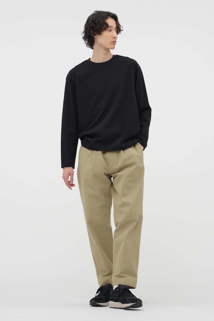 【その他のブランド/Other】のIRREGULAR COTTON TWILL TROUSERS 人気、トレンドファッション・服の通販 founy(ファニー) 　ファッション　Fashion　レディースファッション　Fashion for Women　パンツ　Pants & Trousers　エレガント 上品　Elegant　新作・新入荷　New Arrivals / New In　other-3|ID: prp329100004879201 ipo3291000000036407873