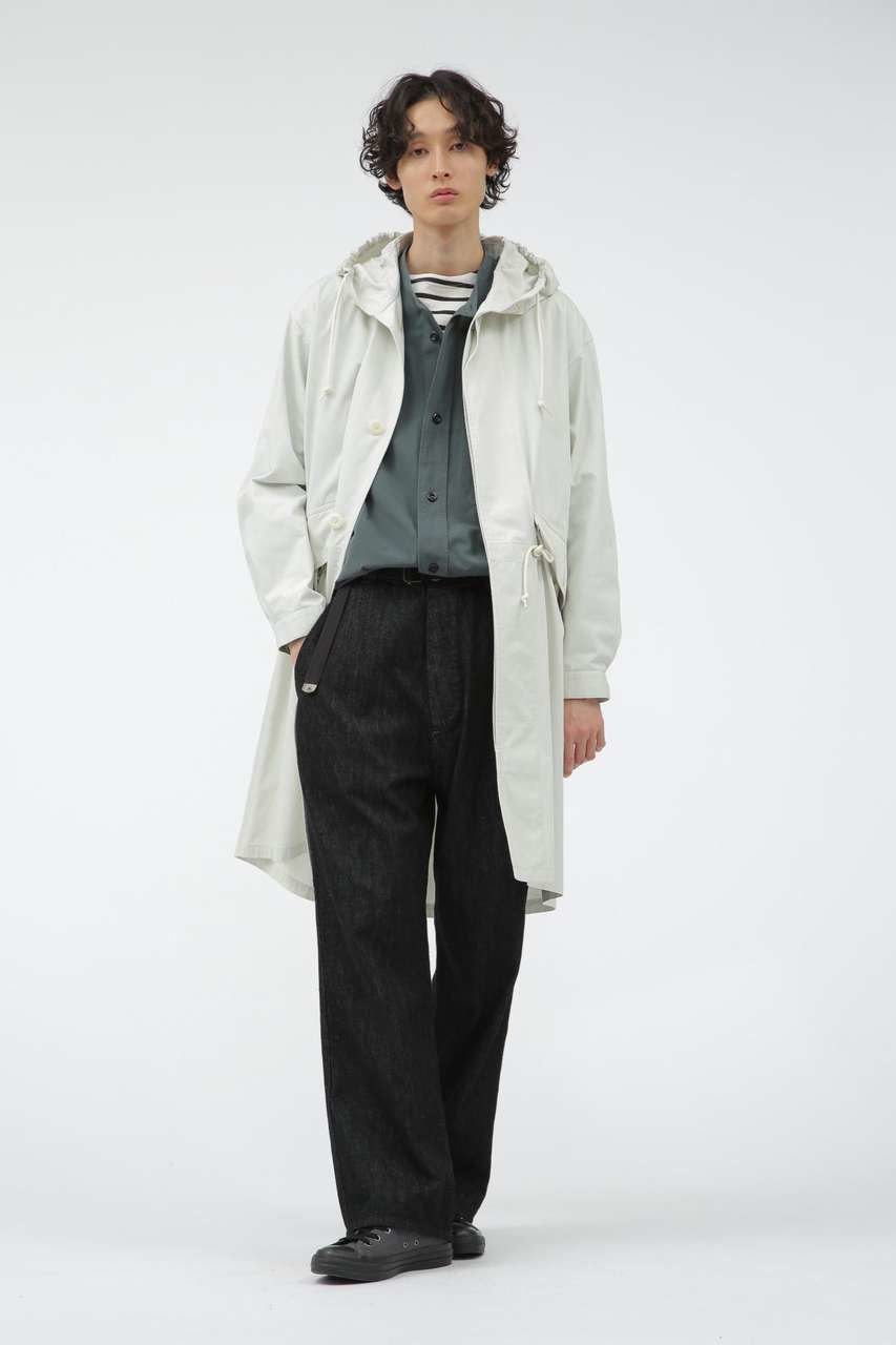 【マーガレット ハウエル/MARGARET HOWELL / MEN】のCANTON LIGHT DENIM BLACK 大人の最旬トレンドファッション＆コーディネート founy(ファウニー) 　ファッション　Fashion　メンズファッション　Fashion for Men　ボトムス　Bottoms　デニムパンツ・ジーンズ　Denim Pants　ジーンズ　Jeans, Denim Pants　デニム　Denim, Jeans Material　ネップ　Nepp, Slub Yarn　バランス　Balance, Style Balance　パッチ　Patch, Appliqué　フィット　Fit, Slim Fit　フロント　Front, Front Design　ベーシック　Basic, Essential　ポケット　Pocket, Pocket Detail　リラックス　Relax, Relaxed Fit　ワーク　Workwear, Utility Style　other-3|ID: prp329100004879203 ipo3291000000036407889