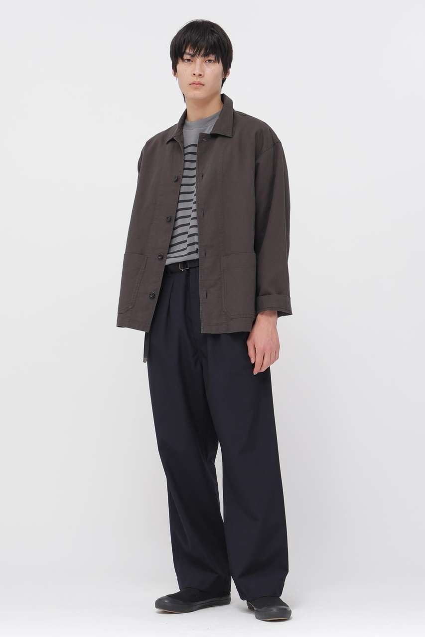 【その他のブランド/Other】のUNIFORM WOOL POLYESTER TROUSERS 人気、トレンドファッション・服の通販 founy(ファニー) 　ファッション　Fashion　レディースファッション　Fashion for Women　パンツ　Pants & Trousers　おすすめ　Recommended / Our Picks　なめらか　Smooth, Silky Texture　シンプル　Simple, Minimal　セットアップ　Set-Up, Coordinated Outfit　パッチ　Patch, Appliqué　フラット　Flat, Flat Shoes　フロント　Front, Front Design　ブルゾン　Blouson, Bomber Jacket　ポケット　Pocket, Pocket Detail　メタル　Metal, Metal Parts　ワーク　Workwear, Utility Style　other-3|ID: prp329100004879207 ipo3291000000036407922