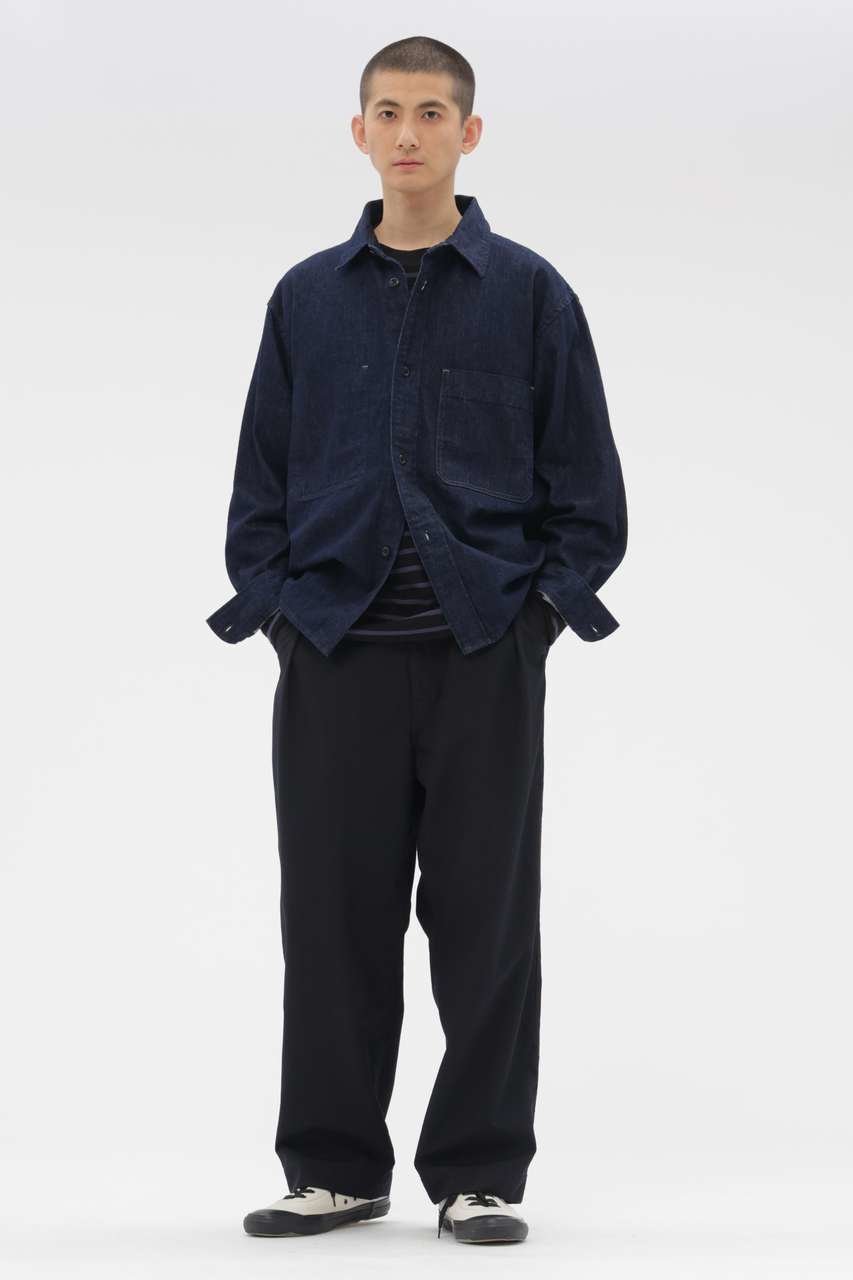 【その他のブランド/Other】のUNIFORM WOOL POLYESTER TROUSERS 人気、トレンドファッション・服の通販 founy(ファニー) 　ファッション　Fashion　レディースファッション　Fashion for Women　パンツ　Pants & Trousers　おすすめ　Recommended / Our Picks　なめらか　Smooth, Silky Texture　シンプル　Simple, Minimal　セットアップ　Set-Up, Coordinated Outfit　パッチ　Patch, Appliqué　フラット　Flat, Flat Shoes　フロント　Front, Front Design　ブルゾン　Blouson, Bomber Jacket　ポケット　Pocket, Pocket Detail　メタル　Metal, Metal Parts　ワーク　Workwear, Utility Style　other-8|ID: prp329100004879207 ipo3291000000036407927