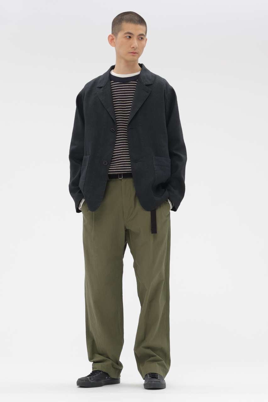 【その他のブランド/Other】のCRISP COTTON CHAMBRAY TROUSERS 人気、トレンドファッション・服の通販 founy(ファニー) 　ファッション　Fashion　レディースファッション　Fashion for Women　パンツ　Pants & Trousers　おすすめ　Recommended / Our Picks　セットアップ　Set-Up, Coordinated Outfit　ブルゾン　Blouson, Bomber Jacket　プリーツ　Pleats, Pleated　ループ　Loop, Loop Knit　レギュラー　Regular, Standard Fit　ワッシャー　Washer, Crinkled Finish　ヴィンテージ　Vintage Style　エレガント 上品　Elegant　other-2|ID: prp329100004879208 ipo3291000000036407931