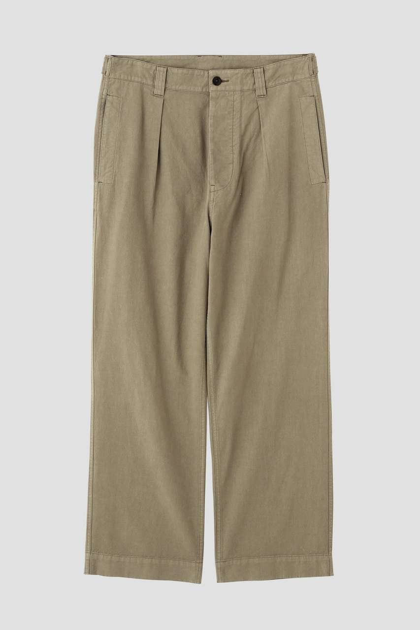 【その他のブランド/Other】のBELGIAN LINEN COTTON PLAINWEAVE TROUSERS 人気、トレンドファッション・服の通販 founy(ファニー) 　ファッション　Fashion　レディースファッション　Fashion for Women　パンツ　Pants & Trousers　アシンメトリー　Asymmetrical Style　ストレート　Straight, Straight Cut　セットアップ　Set-Up, Coordinated Outfit　ブルゾン　Blouson, Bomber Jacket　プリーツ　Pleats, Pleated　ポケット　Pocket, Pocket Detail　リネン　Linen, Linen Fabric　ループ　Loop, Loop Knit　ワイド　Wide, Wide Fit　ワーク　Workwear, Utility Style　おすすめ　Recommended / Our Picks　エレガント 上品　Elegant　other-4|ID: prp329100004879209 ipo3291000000036407940
