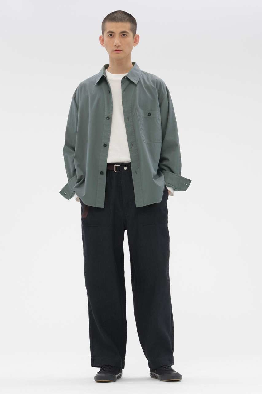 【その他のブランド/Other】のFADED WOOL LINEN TWILL TROUSERS 人気、トレンドファッション・服の通販 founy(ファニー) 　ファッション　Fashion　レディースファッション　Fashion for Women　パンツ　Pants & Trousers　おすすめ　Recommended / Our Picks　シャーリング　Shirring, Ruched　ジャケット　Jacket, Outerwear　ストレート　Straight, Straight Cut　セットアップ　Set-Up, Coordinated Outfit　ツイル　Twist, Twisted Detail　パッチ　Patch, Appliqué　フラップ　Flap, Flap Pocket　ポケット　Pocket, Pocket Detail　ミックス　Mix, Mixed Style　リネン　Linen, Linen Fabric　リラックス　Relax, Relaxed Fit　ヴィンテージ　Vintage Style　 other-1|ID: prp329100004879212 ipo3291000000036407962