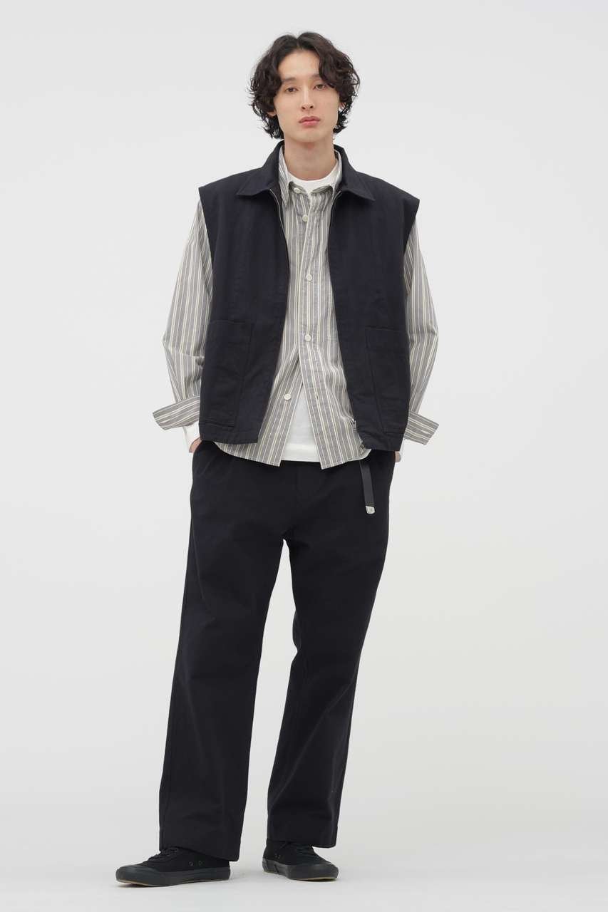 【その他のブランド/Other】のFADED COTTON TWILL TROUSERS 人気、トレンドファッション・服の通販 founy(ファニー) ファッション Fashion レディースファッション Fashion for Women パンツ Pants & Trousers おすすめ Recommended / Our Picks インディゴ Indigo Denim カッティング Cutting Detail ストレート Straight, Straight Cut セットアップ Set-Up, Coordinated Outfit フラップ Flap, Flap Pocket ボトム Bottoms, Lower Wear ポケット Pocket, Pocket Detail モダン Modern, Contemporary エレガント 上品 Elegant other-3|ID: prp329100004879214 ipo3291000000036407984