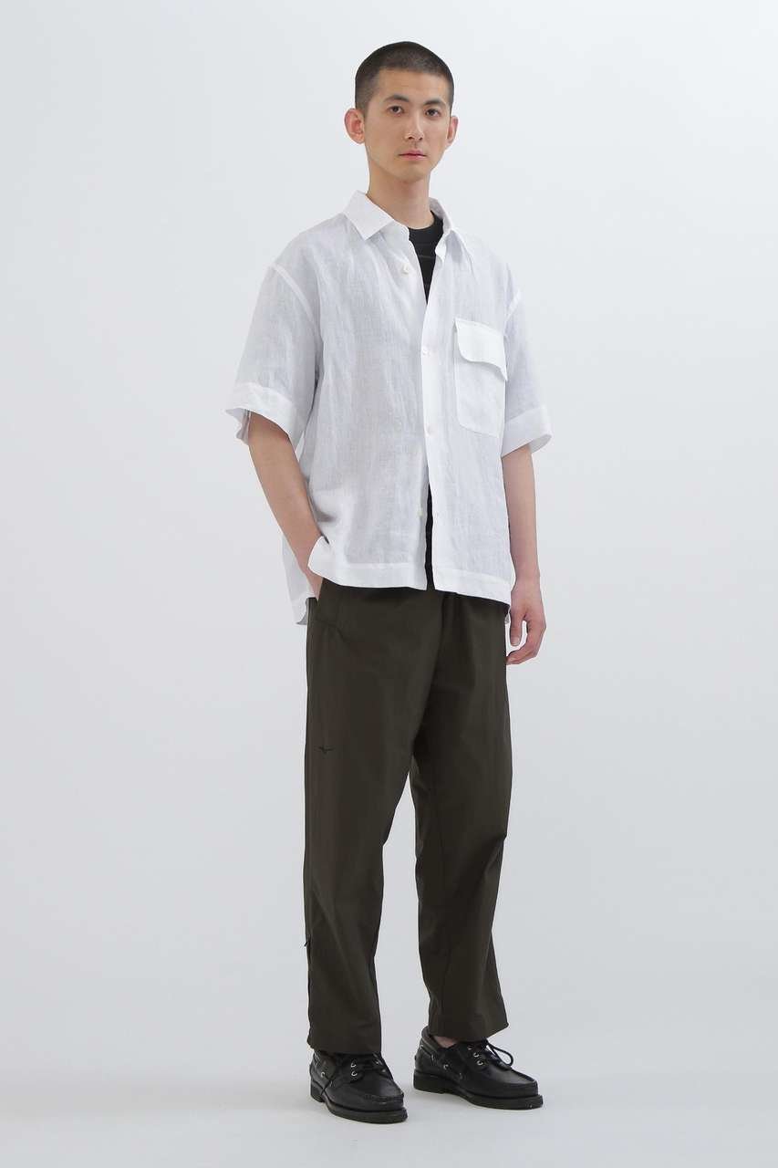【その他のブランド/Other】のLIGHTWEIGHT NYLON POPLIN TROUSERS 人気、トレンドファッション・服の通販 founy(ファニー) 　ファッション　Fashion　レディースファッション　Fashion for Women　パンツ　Pants & Trousers　コレクション　Collection, Seasonal Line　ジップ　Zip, Zipper　ストレート　Straight, Straight Cut　バランス　Balance, Style Balance　マーガレット　Marguerite, Daisy Pattern　新作・新入荷　New Arrivals / New In　軽量　Lightweight, Ultra Light　other-3|ID: prp329100004879222 ipo3291000000036408053