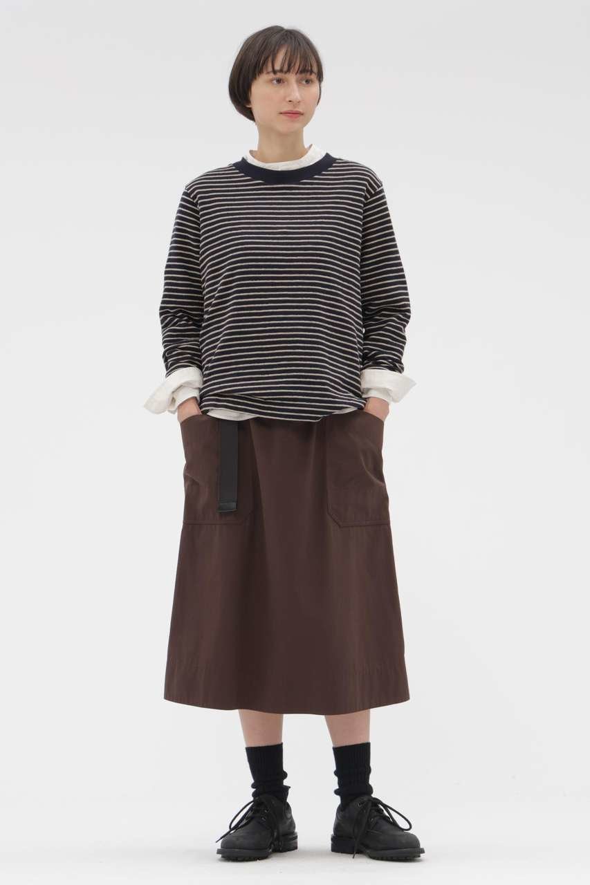 【マーガレットハウエル/MARGARET HOWELL】のCOTTON CUPRA PLAINWEAVE SKIRT 人気、トレンドファッション・服の通販 founy(ファニー) 　ファッション　Fashion　レディースファッション　Fashion for Women　スカート　Skirts　キュプラ　Cupro, Eco Fabric　ドレープ　Drape, Draping Fabric　パッチ　Patch, Appliqué　ポケット　Pocket, Pocket Detail　リラックス　Relax, Relaxed Fit　ヴィンテージ　Vintage Style　新作・新入荷　New Arrivals / New In　 other-1|ID: prp329100004879233 ipo3291000000036408133