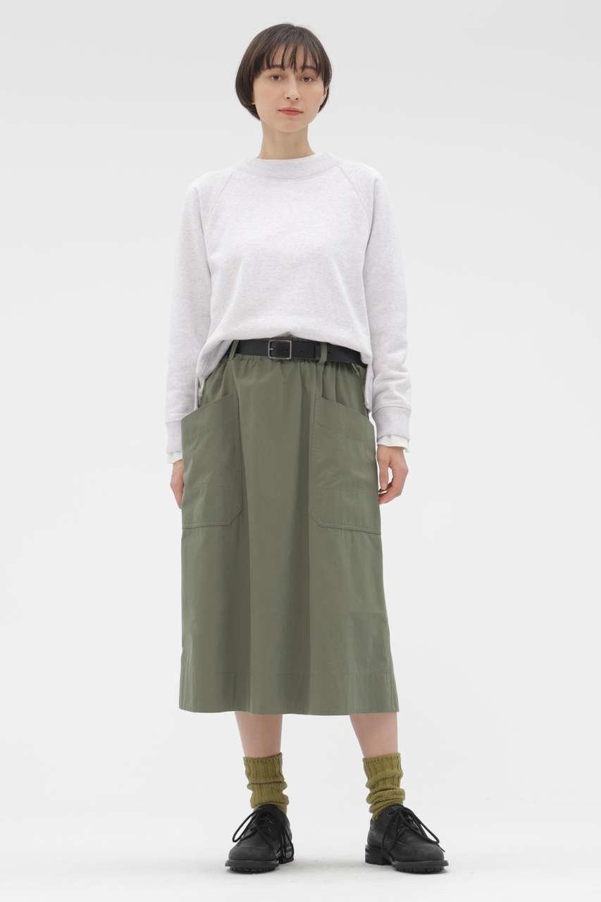 【マーガレットハウエル/MARGARET HOWELL】のCOTTON CUPRA PLAINWEAVE SKIRT 人気、トレンドファッション・服の通販 founy(ファニー) 　ファッション　Fashion　レディースファッション　Fashion for Women　スカート　Skirts　キュプラ　Cupro, Eco Fabric　ドレープ　Drape, Draping Fabric　パッチ　Patch, Appliqué　ポケット　Pocket, Pocket Detail　リラックス　Relax, Relaxed Fit　ヴィンテージ　Vintage Style　新作・新入荷　New Arrivals / New In　other-4|ID: prp329100004879233 ipo3291000000036408139