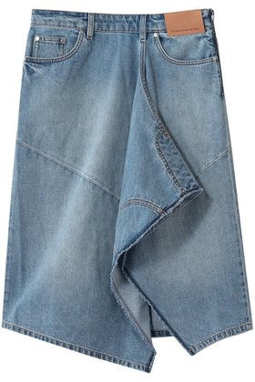 【ステラ マッカートニー/STELLA McCARTNEY】のデコンストラクテッドデニムスカート 人気、トレンドファッション・服の通販 founy(ファニー) ファッション Fashion レディースファッション Fashion for Women スカート Skirts デニムスカート・カジュアルスカート Denim Skirts デニム Denim, Jeans Material パッチワーク Patchwork, Mixed Fabric フロント Front, Front Design 定番 Standard, Basic Item 新作・新入荷 New Arrivals / New In |ID:prp329100004879235