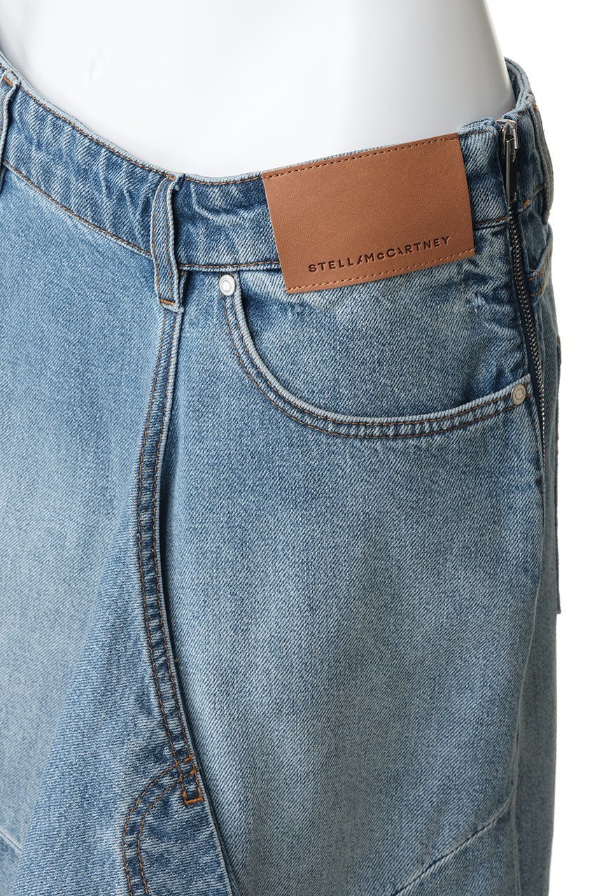 【ステラ マッカートニー/STELLA McCARTNEY】のデコンストラクテッドデニムスカート 人気、トレンドファッション・服の通販 founy(ファニー) 　ファッション　Fashion　レディースファッション　Fashion for Women　スカート　Skirts　デニムスカート・カジュアルスカート　Denim Skirts　デニム　Denim, Jeans Material　パッチワーク　Patchwork, Mixed Fabric　フロント　Front, Front Design　定番　Standard, Basic Item　新作・新入荷　New Arrivals / New In　other-6|ID: prp329100004879235 ipo3291000000036408157