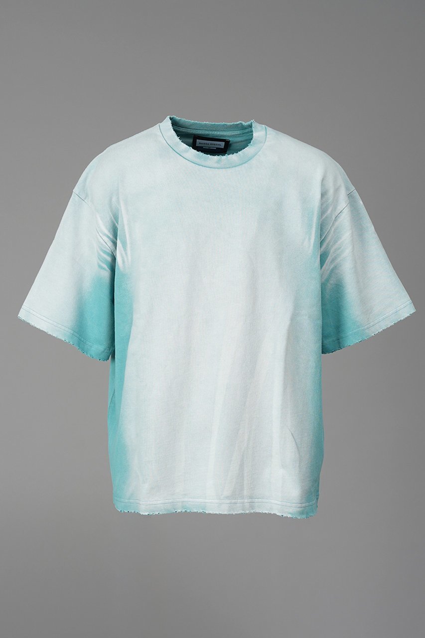【メゾンスペシャル/MAISON SPECIAL】の【UNISEX】Sunburn Processing Prime-Over Short Sleeve T-shirt/サンバーンプロセシングプライムオーバーショートスリーブTシャツ インテリア・キッズ・メンズ・レディースファッション・服の通販 founy(ファニー) 　ファッション　Fashion　レディースファッション　Fashion for Women　トップス・カットソー　Cut & Sew Tops　シャツ・ブラウス・オフィスカジュアル　Elegant Blouses & Button-Ups　ロングTシャツ・Tシャツ　Longline T-Shirts & Tees　カットソー・ベーシックTシャツ　Cut-and-Sewn Tops / Stretch Tees & Basics　ヴィンテージ　Vintage Style　ショルダー　Shoulder, Shoulder Strap　ショート　Short, Short Length　シンプル　Simple, Minimal　スリーブ　Sleeve, Long Sleeve / Short Sleeve　ドロップ　Drop Shoulder, Dropped Style　バランス　Balance, Style Balance　パターン　Pattern, Design Print　フィット　Fit, Slim Fit　ブリーチ　Bleach, Washed Finish　ユニセックス　Unisex, Genderless　リラックス　Relax, Relaxed Fit　新作・新入荷　New Arrivals / New In　L.BLU(ライトブルー)|ID: prp329100004879238 ipo3291000000036408177