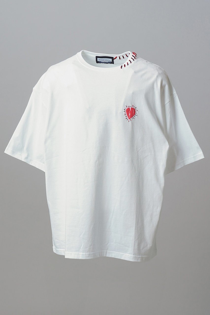 【メゾンスペシャル/MAISON SPECIAL】の【UNISEX】Nuance Graphics Prime-Over Hand Stitching Short Sleeve T-shirt/ニュアンスグラフィックプライムオーバーハンドステッチショートスリーブTシャツ 人気、トレンドファッション・服の通販 founy(ファニー) ファッション Fashion レディースファッション Fashion for Women トップス・カットソー Cut & Sew Tops シャツ・ブラウス・オフィスカジュアル Elegant Blouses & Button-Ups ロングTシャツ・Tシャツ Longline T-Shirts & Tees カットソー・ベーシックTシャツ Cut-and-Sewn Tops / Stretch Tees & Basics グラフィック Graphic, Graphic Design 今季 This Season, Current Season ショルダー Shoulder, Shoulder Strap ショート Short, Short Length スリーブ Sleeve, Long Sleeve / Short Sleeve ドロップ Drop Shoulder, Dropped Style なめらか Smooth, Silky Texture 人気 Popular, Best Seller ハンド Hand, Handmade バランス Balance, Style Balance パターン Pattern, Design Print フィット Fit, Slim Fit 半袖 Short Sleeve, Half Sleeve モノトーン Monotone, Black and White ユニセックス Unisex, Genderless ロング Long, Long-Length ワンポイント One Point, Statement Accent 新作・新入荷 New Arrivals / New In other-1|ID: prp329100004879239 ipo3291000000036408187