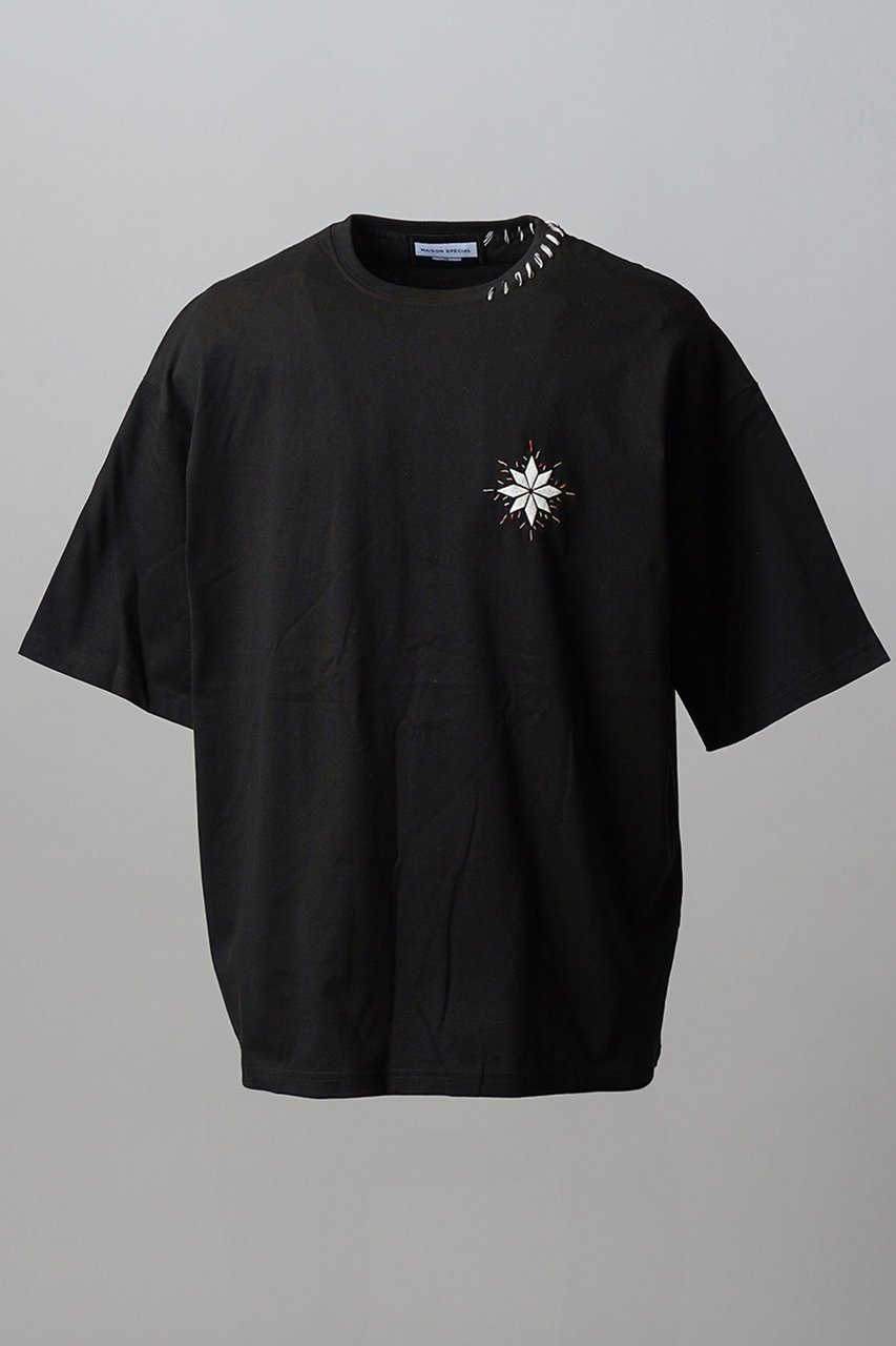 【メゾンスペシャル/MAISON SPECIAL】の【UNISEX】Nuance Graphics Prime-Over Hand Stitching Short Sleeve T-shirt/ニュアンスグラフィックプライムオーバーハンドステッチショートスリーブTシャツ インテリア・キッズ・メンズ・レディースファッション・服の通販 founy(ファニー) ファッション Fashion レディースファッション Fashion for Women トップス・カットソー Cut & Sew Tops シャツ・ブラウス・オフィスカジュアル Elegant Blouses & Button-Ups ロングTシャツ・Tシャツ Longline T-Shirts & Tees カットソー・ベーシックTシャツ Cut-and-Sewn Tops / Stretch Tees & Basics グラフィック Graphic, Graphic Design 今季 This Season, Current Season ショルダー Shoulder, Shoulder Strap ショート Short, Short Length スリーブ Sleeve, Long Sleeve / Short Sleeve ドロップ Drop Shoulder, Dropped Style なめらか Smooth, Silky Texture 人気 Popular, Best Seller ハンド Hand, Handmade バランス Balance, Style Balance パターン Pattern, Design Print フィット Fit, Slim Fit 半袖 Short Sleeve, Half Sleeve モノトーン Monotone, Black and White ユニセックス Unisex, Genderless ロング Long, Long-Length ワンポイント One Point, Statement Accent 新作・新入荷 New Arrivals / New In MLT6(マルチカラー6)|ID: prp329100004879239 ipo3291000000036408196