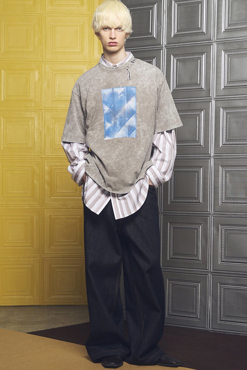 【メゾンスペシャル/MAISON SPECIAL】の【UNISEX】Fade Abstract Hand-Printed Prime-Over Stitched Crew Neck T-shirt/フェードアブストラクトハンドプリントプライムオーバーステッチクルーネックTシャツ 人気、トレンドファッション・服の通販 founy(ファニー) ファッション Fashion レディースファッション Fashion for Women トップス・カットソー Cut & Sew Tops シャツ・ブラウス・オフィスカジュアル Elegant Blouses & Button-Ups ロングTシャツ・Tシャツ Longline T-Shirts & Tees カットソー・ベーシックTシャツ Cut-and-Sewn Tops / Stretch Tees & Basics ヴィンテージ Vintage Style 今季 This Season, Current Season ショルダー Shoulder, Shoulder Strap ショート Short, Short Length スリーブ Sleeve, Long Sleeve / Short Sleeve ドロップ Drop Shoulder, Dropped Style 人気 Popular, Best Seller ハンド Hand, Handmade バランス Balance, Style Balance パターン Pattern, Design Print フィット Fit, Slim Fit プリント Print, Printed Pattern ユニセックス Unisex, Genderless ユーズド Used, Vintage-Look リアル Real, Realistic 新作・新入荷 New Arrivals / New In other-3|ID: prp329100004879240 ipo3291000000036408209