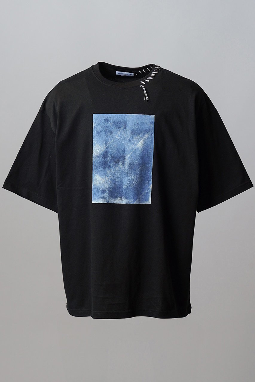【メゾンスペシャル/MAISON SPECIAL】の【UNISEX】Abstract Hand-Printed Prime-Over Stitched Crew Neck T-shirt/アブストラクトハンドプリントプライムオーバーステッチクルーネックTシャツ インテリア・キッズ・メンズ・レディースファッション・服の通販 founy(ファニー) ファッション Fashion レディースファッション Fashion for Women トップス・カットソー Cut & Sew Tops シャツ・ブラウス・オフィスカジュアル Elegant Blouses & Button-Ups ロングTシャツ・Tシャツ Longline T-Shirts & Tees カットソー・ベーシックTシャツ Cut-and-Sewn Tops / Stretch Tees & Basics ヴィンテージ Vintage Style 今季 This Season, Current Season ショルダー Shoulder, Shoulder Strap ショート Short, Short Length スリーブ Sleeve, Long Sleeve / Short Sleeve ドロップ Drop Shoulder, Dropped Style なめらか Smooth, Silky Texture 人気 Popular, Best Seller ハンド Hand, Handmade バランス Balance, Style Balance パターン Pattern, Design Print フィット Fit, Slim Fit プリント Print, Printed Pattern ユニセックス Unisex, Genderless 新作・新入荷 New Arrivals / New In D.BLU(ブルー)|ID: prp329100004879242 ipo3291000000036408219