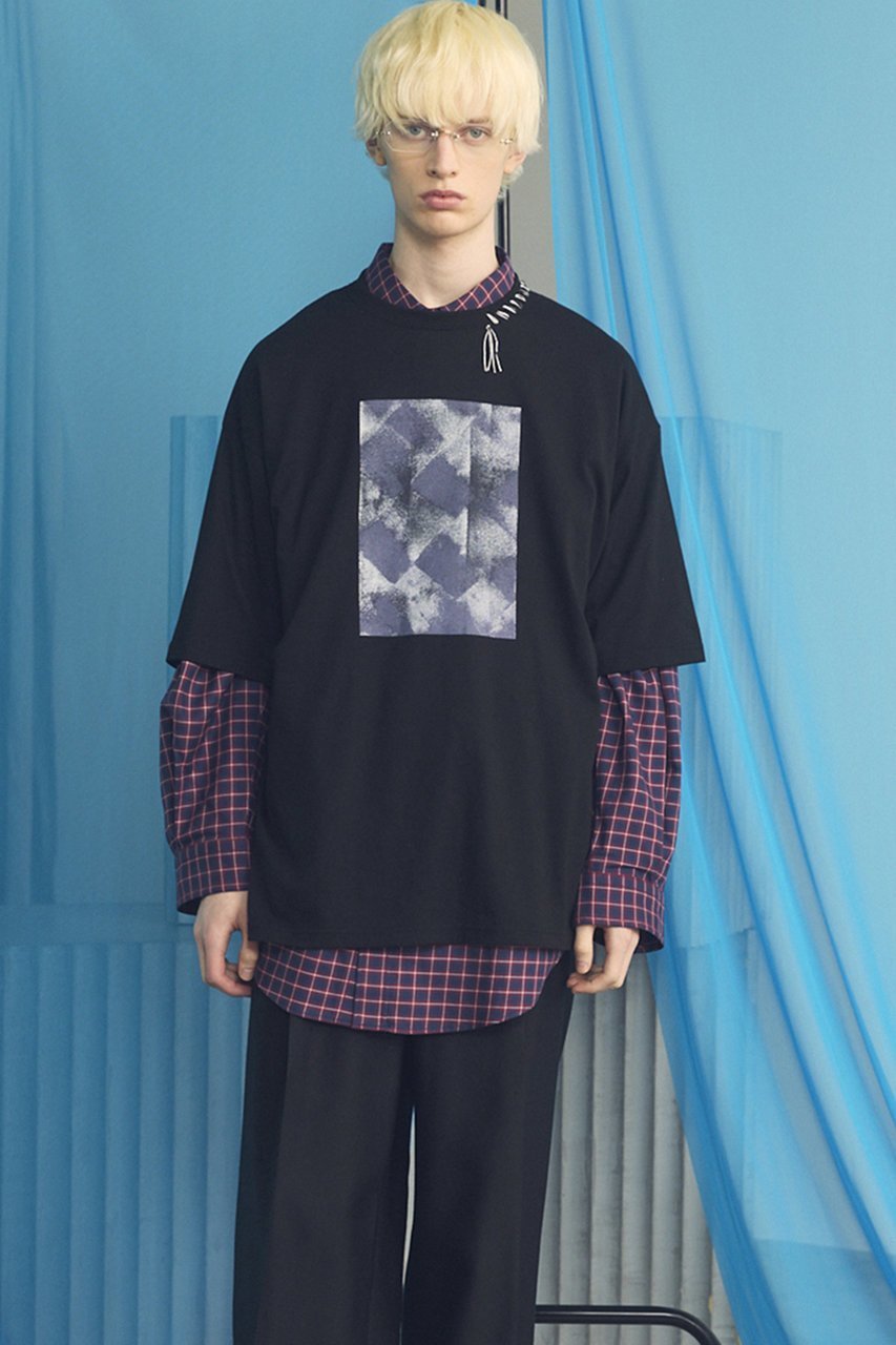 【メゾンスペシャル/MAISON SPECIAL】の【UNISEX】Abstract Hand-Printed Prime-Over Stitched Crew Neck T-shirt/アブストラクトハンドプリントプライムオーバーステッチクルーネックTシャツ 人気、トレンドファッション・服の通販 founy(ファニー) ファッション Fashion レディースファッション Fashion for Women トップス・カットソー Cut & Sew Tops シャツ・ブラウス・オフィスカジュアル Elegant Blouses & Button-Ups ロングTシャツ・Tシャツ Longline T-Shirts & Tees カットソー・ベーシックTシャツ Cut-and-Sewn Tops / Stretch Tees & Basics ヴィンテージ Vintage Style 今季 This Season, Current Season ショルダー Shoulder, Shoulder Strap ショート Short, Short Length スリーブ Sleeve, Long Sleeve / Short Sleeve ドロップ Drop Shoulder, Dropped Style なめらか Smooth, Silky Texture 人気 Popular, Best Seller ハンド Hand, Handmade バランス Balance, Style Balance パターン Pattern, Design Print フィット Fit, Slim Fit プリント Print, Printed Pattern ユニセックス Unisex, Genderless 新作・新入荷 New Arrivals / New In other-3|ID: prp329100004879242 ipo3291000000036408222