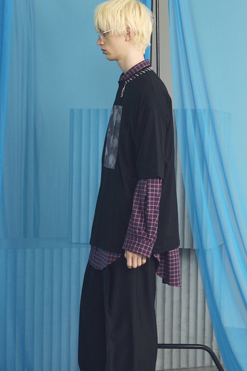 【メゾンスペシャル/MAISON SPECIAL】の【UNISEX】Abstract Hand-Printed Prime-Over Stitched Crew Neck T-shirt/アブストラクトハンドプリントプライムオーバーステッチクルーネックTシャツ 人気、トレンドファッション・服の通販 founy(ファニー) ファッション Fashion レディースファッション Fashion for Women トップス・カットソー Cut & Sew Tops シャツ・ブラウス・オフィスカジュアル Elegant Blouses & Button-Ups ロングTシャツ・Tシャツ Longline T-Shirts & Tees カットソー・ベーシックTシャツ Cut-and-Sewn Tops / Stretch Tees & Basics ヴィンテージ Vintage Style 今季 This Season, Current Season ショルダー Shoulder, Shoulder Strap ショート Short, Short Length スリーブ Sleeve, Long Sleeve / Short Sleeve ドロップ Drop Shoulder, Dropped Style なめらか Smooth, Silky Texture 人気 Popular, Best Seller ハンド Hand, Handmade バランス Balance, Style Balance パターン Pattern, Design Print フィット Fit, Slim Fit プリント Print, Printed Pattern ユニセックス Unisex, Genderless 新作・新入荷 New Arrivals / New In other-4|ID: prp329100004879242 ipo3291000000036408223