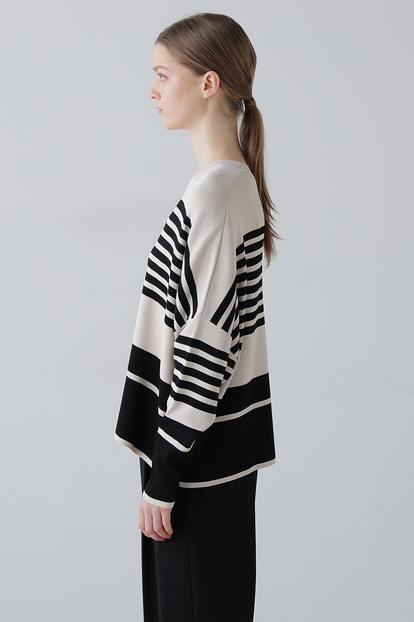 【アドーア/ADORE】のボーダーニット 人気、トレンドファッション・服の通販 founy(ファニー) ファッション Fashion レディースファッション Fashion for Women トップス・カットソー Cut & Sew Tops ニット Knit Tops & Sweaters カジュアルプルオーバー・ニットトップス Pullovers & Knit Tops / Casual Pullovers シンプル Simple, Minimal ボトム Bottoms, Lower Wear ボーダー Border, Stripe モダン Modern, Contemporary ランダム Random, Irregular リラックス Relax, Relaxed Fit other-4|ID: prp329100004879407 ipo3291000000036409155