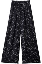 【ランバン オン ブルー/LANVIN en Bleu】のMarina dotプリントワイドパンツ 人気、トレンドファッション・服の通販 founy(ファニー) ファッション Fashion レディースファッション Fashion for Women パンツ Pants & Trousers コレクション Collection, Seasonal Line サテン Satin, Glossy Fabric ドット Polka Dot, Dot Pattern プリント Print, Printed Pattern ランダム Random, Irregular ループ Loop, Loop Knit ワイド Wide, Wide Fit 春 Spring thumbnail ネイビー|ID: prp329100004879408 ipo3291000000036409166