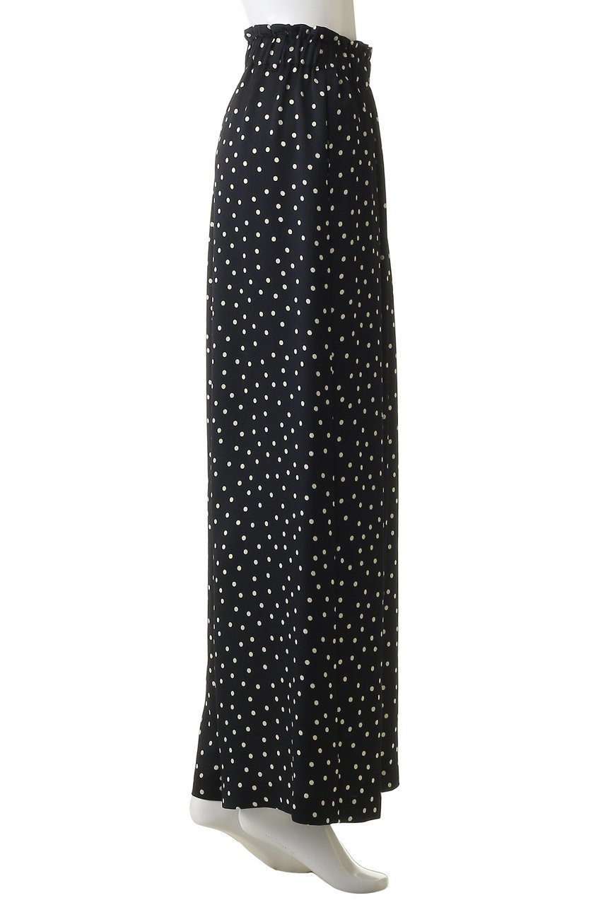 【ランバン オン ブルー/LANVIN en Bleu】のMarina dotプリントワイドパンツ 人気、トレンドファッション・服の通販 founy(ファニー) ファッション Fashion レディースファッション Fashion for Women パンツ Pants & Trousers コレクション Collection, Seasonal Line サテン Satin, Glossy Fabric ドット Polka Dot, Dot Pattern プリント Print, Printed Pattern ランダム Random, Irregular ループ Loop, Loop Knit ワイド Wide, Wide Fit 春 Spring other-3|ID: prp329100004879408 ipo3291000000036409170