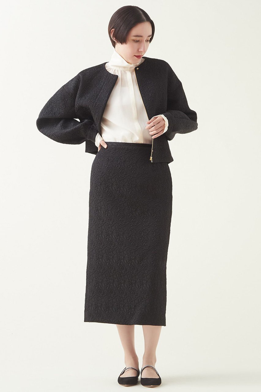 【マルティニーク/martinique】のジャガードタイトスカート 人気、トレンドファッション・服の通販 founy(ファニー) 　ファッション　Fashion　レディースファッション　Fashion for Women　スカート　Skirts　ロングスカート　Long Skirts / Maxi & Midi Skirts　ジャカード／ジャガード　Jacquard, Woven Pattern　セットアップ　Set-Up, Coordinated Outfit　バランス　Balance, Style Balance　フィット　Fit, Slim Fit　ロング　Long, Long-Length　other-4|ID: prp329100004879418 ipo3291000000036409245