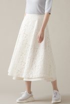 【マルティニーク/martinique】のレースサーキュラースカート 人気、トレンドファッション・服の通販 founy(ファニー) ファッション Fashion レディースファッション Fashion for Women スカート Skirts メッシュ Mesh, Net Fabric レース Lace, Lace Fabric 無地 Plain, Solid Color thumbnail オフ|ID: prp329100004879421 ipo3291000000036409257
