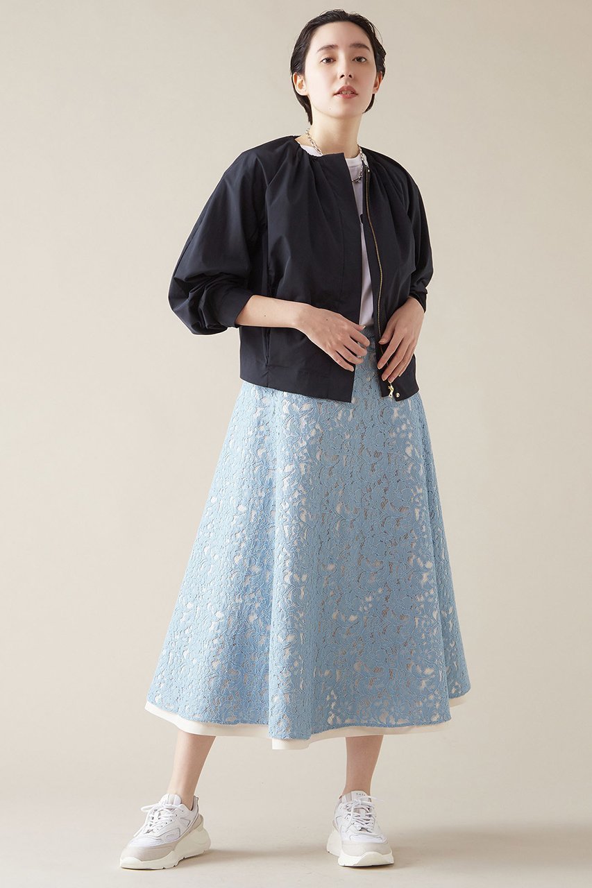 【マルティニーク/martinique】のレースサーキュラースカート 人気、トレンドファッション・服の通販 founy(ファニー) ファッション Fashion レディースファッション Fashion for Women スカート Skirts メッシュ Mesh, Net Fabric レース Lace, Lace Fabric 無地 Plain, Solid Color other-5|ID: prp329100004879421 ipo3291000000036409266