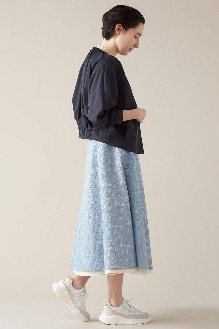 【マルティニーク/martinique】のレースサーキュラースカート 人気、トレンドファッション・服の通販 founy(ファニー) ファッション Fashion レディースファッション Fashion for Women スカート Skirts メッシュ Mesh, Net Fabric レース Lace, Lace Fabric 無地 Plain, Solid Color other-6|ID: prp329100004879421 ipo3291000000036409268