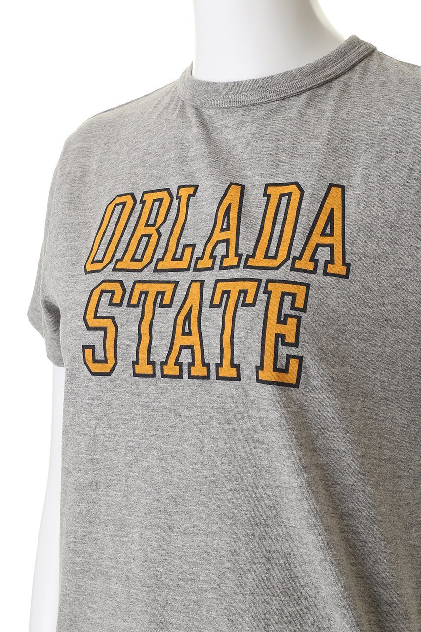【オブラダ/Oblada】のSTATE Tシャツ 人気、トレンドファッション・服の通販 founy(ファニー) ファッション Fashion レディースファッション Fashion for Women トップス・カットソー Cut & Sew Tops シャツ・ブラウス・オフィスカジュアル Elegant Blouses & Button-Ups ロングTシャツ・Tシャツ Longline T-Shirts & Tees カットソー・ベーシックTシャツ Cut-and-Sewn Tops / Stretch Tees & Basics インナー Innerwear グラフィック Graphic, Graphic Design ショート Short, Short Length ジャケット Jacket, Outerwear スラックス Slacks, Dress Pants スリーブ Sleeve, Long Sleeve / Short Sleeve デニム Denim, Jeans Material バランス Balance, Style Balance フロント Front, Front Design other-5|ID: prp329100004879422 ipo3291000000036409284