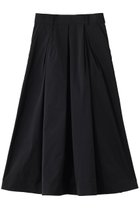 【ランバン オン ブルー/LANVIN en Bleu】のタフタタックフレアスカート ブラック|ID: prp329100004879436 ipo3291000000036894100