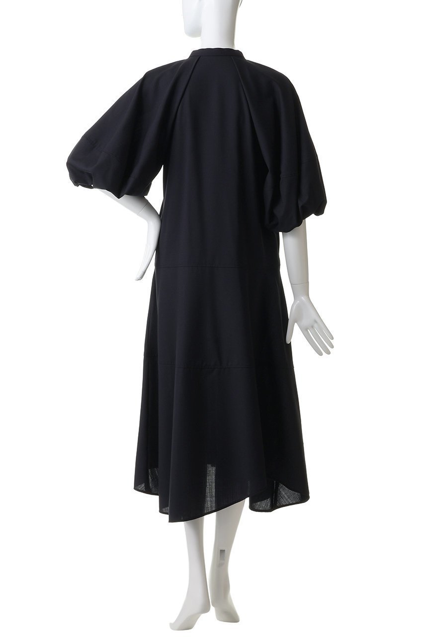 【ランバン オン ブルー/LANVIN en Bleu】のサマーウールバルーンスリーブワンピース 人気、トレンドファッション・服の通販 founy(ファニー) 　ファッション　Fashion　レディースファッション　Fashion for Women　ワンピース　Dresses　チュニック　Tunic Tops & Dresses　イレギュラー　Irregular Design　スリーブ　Sleeve, Long Sleeve / Short Sleeve　スーツ　Suit, Formalwear　チュニック　Tunic, Long Top　バルーン　Balloon, Balloon Silhouette　パーティ　Party, Party Style　ボレロ　Bolero, Short Cardigan　メンズ　Men's, Menswear　ロング　Long, Long-Length　エレガント 上品　Elegant　other-4|ID: prp329100004879438 ipo3291000000036409414