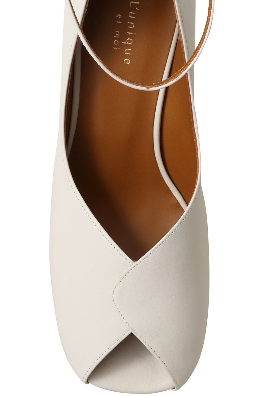 【リュニック エ モア/L'unique et moi】のPetal アンクルストラップオープントゥパンプス 人気、トレンドファッション・服の通販 founy(ファニー) 　ファッション　Fashion　レディースファッション　Fashion for Women　オープントゥ　Open Toe Shoes　クラシック　Classic, Timeless Style　ソックス　Socks, Hosiery　タイツ　Tights, Legwear　フロント　Front, Front Design　レトロ　Retro, Vintage Style　other-5|ID: prp329100004879445 ipo3291000000036409463