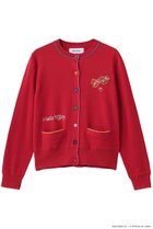 【ミュベール/MUVEIL】のサンリオキャラクターズコラボ ハローキティ カーディガン 人気、トレンドファッション・服の通販 founy(ファニー) ファッション Fashion レディースファッション Fashion for Women トップス・カットソー Cut & Sew Tops ニット Knit Tops & Sweaters カーディガン・羽織り Layered Style Cardigans なめらか Smooth, Silky Texture カーディガン Cardigan, Knitwear グログラン Grosgrain, Grosgrain Ribbon トレンド Trend, Trending Now ベーシック Basic, Essential thumbnail レッド|ID: prp329100004879447 ipo3291000000036409470