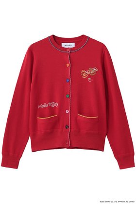 【ミュベール/MUVEIL】 サンリオキャラクターズコラボ ハローキティ カーディガン人気、トレンドファッション・服の通販 founy(ファニー) ファッション Fashion レディースファッション Fashion for Women トップス・カットソー Cut & Sew Tops ニット Knit Tops & Sweaters カーディガン・羽織り Layered Style Cardigans なめらか Smooth, Silky Texture カーディガン Cardigan, Knitwear グログラン Grosgrain, Grosgrain Ribbon トレンド Trend, Trending Now ベーシック Basic, Essential |ID:prp329100004879447