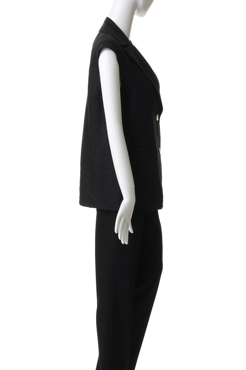 【エムフィル/M Fil】のベルギーリネン フレンチスリーブジレ 人気、トレンドファッション・服の通販 founy(ファニー) 　ファッション　Fashion　レディースファッション　Fashion for Women　アウター　Coat / Outerwear Collection　レディースジャケット・軽アウター　Jackets　ウォッシャブル　Machine Washable　ジャケット　Jacket, Outerwear　スリーブ　Sleeve, Long Sleeve / Short Sleeve　フレンチ　French, French Style　ベスト　Vest, Waistcoat　リネン　Linen, Linen Fabric　エレガント 上品　Elegant　夏　Summer　新作・新入荷　New Arrivals / New In　other-3|ID: prp329100004879452 ipo3291000000036409521