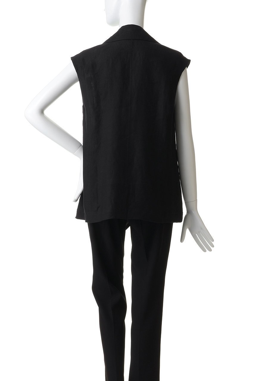 【エムフィル/M Fil】のベルギーリネン フレンチスリーブジレ 人気、トレンドファッション・服の通販 founy(ファニー) 　ファッション　Fashion　レディースファッション　Fashion for Women　アウター　Coat / Outerwear Collection　レディースジャケット・軽アウター　Jackets　ウォッシャブル　Machine Washable　ジャケット　Jacket, Outerwear　スリーブ　Sleeve, Long Sleeve / Short Sleeve　フレンチ　French, French Style　ベスト　Vest, Waistcoat　リネン　Linen, Linen Fabric　エレガント 上品　Elegant　夏　Summer　新作・新入荷　New Arrivals / New In　other-4|ID: prp329100004879453 ipo3291000000036409524