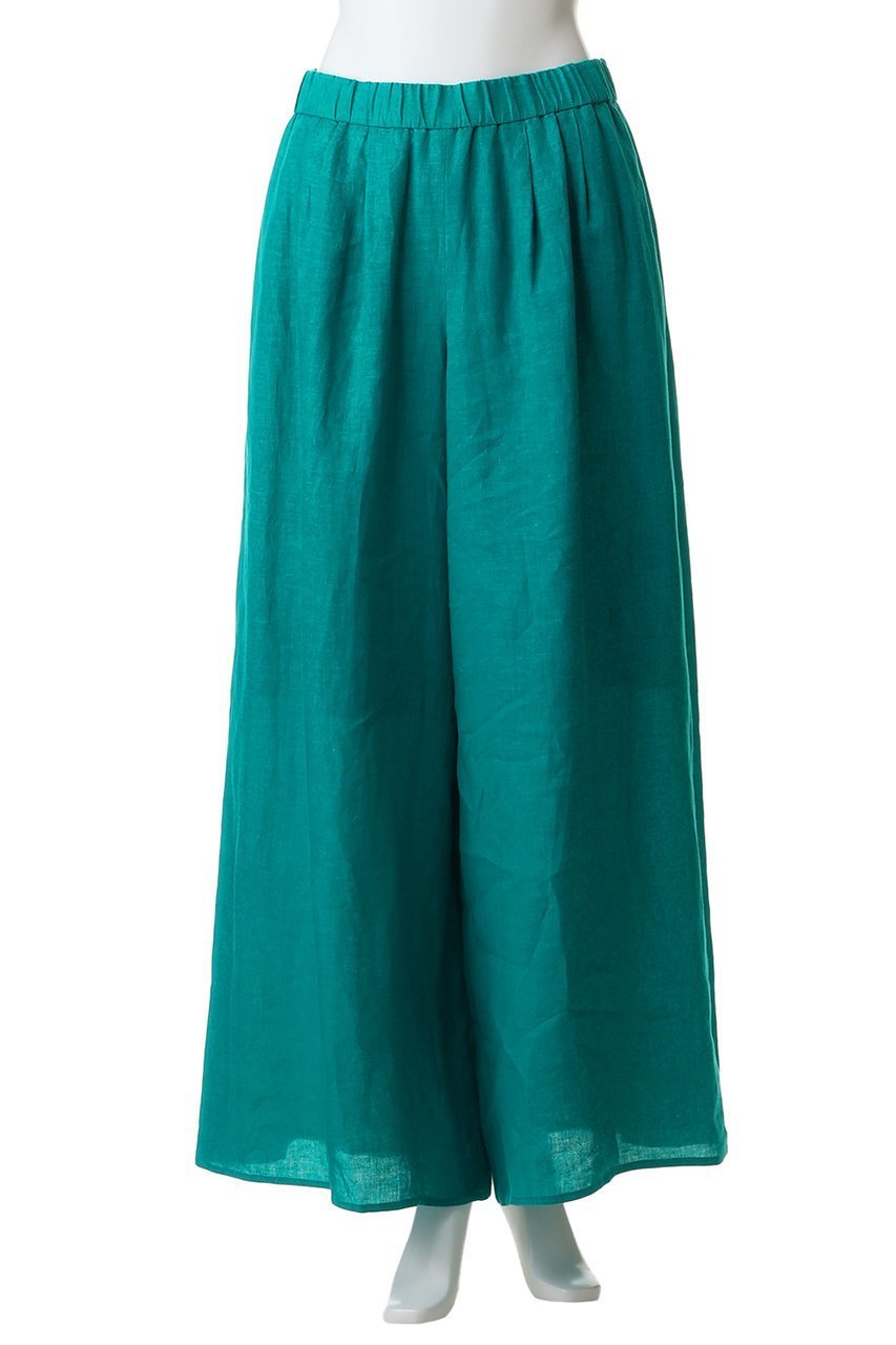 【エムフィル/M Fil】のベルギーリネン フレアーイージートラウザーズ 人気、トレンドファッション・服の通販 founy(ファニー) 　ファッション　Fashion　レディースファッション　Fashion for Women　パンツ　Pants & Trousers　ギャザー　Gathered, Ruffled　リネン　Linen, Linen Fabric　定番　Standard, Basic Item　新作・新入荷　New Arrivals / New In　other-2|ID: prp329100004879461 ipo3291000000036409560