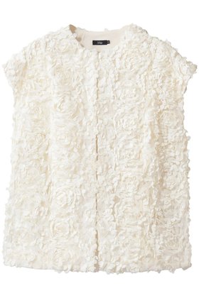 【エムフィル/M Fil】 フラワーチュール オーバーサイズドジレ人気、トレンドファッション・服の通販 founy(ファニー) ファッション Fashion レディースファッション Fashion for Women アウター Coat / Outerwear Collection レディースジャケット・軽アウター Jackets イタリア Italy ジャケット Jacket, Outerwear チュール Tulip, Tulip Motif ファブリック Fabric, Textile ベスト Vest, Waistcoat モダン Modern, Contemporary リラックス Relax, Relaxed Fit 春 Spring 軽量 Lightweight, Ultra Light |ID:prp329100004879464