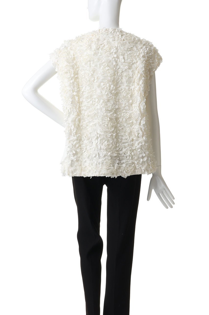 【エムフィル/M Fil】のフラワーチュール オーバーサイズドジレ 人気、トレンドファッション・服の通販 founy(ファニー) 　ファッション　Fashion　レディースファッション　Fashion for Women　アウター　Coat / Outerwear Collection　レディースジャケット・軽アウター　Jackets　イタリア　Italy　ジャケット　Jacket, Outerwear　チュール　Tulip, Tulip Motif　ファブリック　Fabric, Textile　ベスト　Vest, Waistcoat　モダン　Modern, Contemporary　リラックス　Relax, Relaxed Fit　春　Spring　軽量　Lightweight, Ultra Light　other-4|ID: prp329100004879464 ipo3291000000036894244