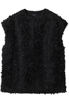 【エムフィル/M Fil】のフラワーチュール オーバーサイズドジレ ブラック|ID: prp329100004879464 ipo3291000000037060041