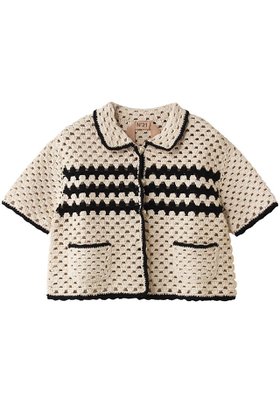 【ヌメロ ヴェントゥーノ/N°21】のハンドメイド コットン クロシェジャケット 人気、トレンドファッション・服の通販 founy(ファニー) ファッション Fashion レディースファッション Fashion for Women おすすめ Recommended / Our Picks カーディガン Cardigan, Knitwear クロシェ Crochet, Knitted Lace コンパクト Compact, Small Size ショート Short, Short Length ジャケット Jacket, Outerwear トリミング Trimming, Decorative Edge トレンド Trend, Trending Now ハンド Hand, Handmade ワイド Wide, Wide Fit |ID:prp329100004879471