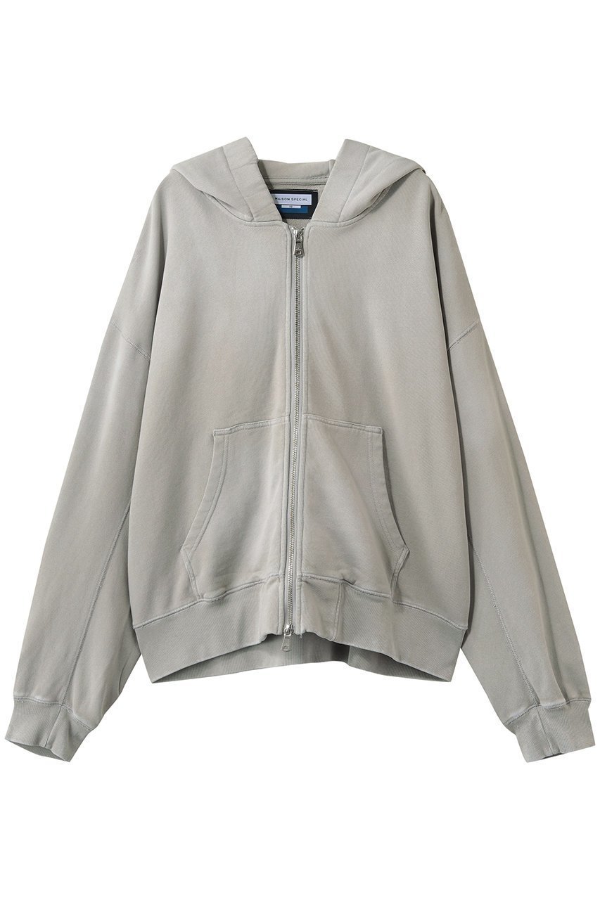【メゾンスペシャル/MAISON SPECIAL】の【UNISEX】Prime-Over フェードZIPパーカー インテリア・キッズ・メンズ・レディースファッション・服の通販 founy(ファニー) 　ファッション　Fashion　レディースファッション　Fashion for Women　トップス・カットソー　Cut & Sew Tops　シャツ・ブラウス・オフィスカジュアル　Elegant Blouses & Button-Ups　レディースパーカー・カジュアルフーディー　Casual Hoodies & Sweatshirts　ロングTシャツ・Tシャツ　Longline T-Shirts & Tees　スウェット・クルーネックトップス　Sweatshirts & Crewnecks / Relaxed Fit Sweat Tops　カットソー・ベーシックTシャツ　Cut-and-Sewn Tops / Stretch Tees & Basics　ユニセックス　Unisex, Genderless　ギャザー　Gathered, Ruffled　ショルダー　Shoulder, Shoulder Strap　シンプル　Simple, Minimal　ドロップ　Drop Shoulder, Dropped Style　パーカー　Hoodie, Parka　ボトム　Bottoms, Lower Wear　G.BGE(グレーベージュ)|ID: prp329100004879508 ipo3291000000036409892