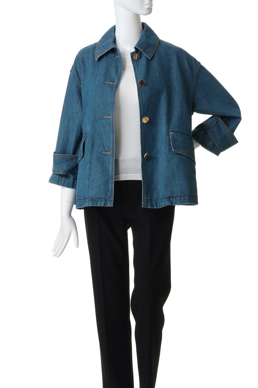 【マッキントッシュ/MACKINTOSH】のHUMBIE スリムフィットデニムジャケットメタルボタン 人気、トレンドファッション・服の通販 founy(ファニー) 　ファッション　Fashion　レディースファッション　Fashion for Women　アウター　Coat / Outerwear Collection　レディースジャケット・軽アウター　Jackets　デニムジャケット / カジュアルアウター　Denim Jackets　エレガント 上品　Elegant　ジャケット　Jacket, Outerwear　スリム　Slim, Slim Fit　デニム　Denim, Jeans Material　フィット　Fit, Slim Fit　再入荷　Restock / Back in Stock　other-7|ID: prp329100004879667 ipo3291000000036411803